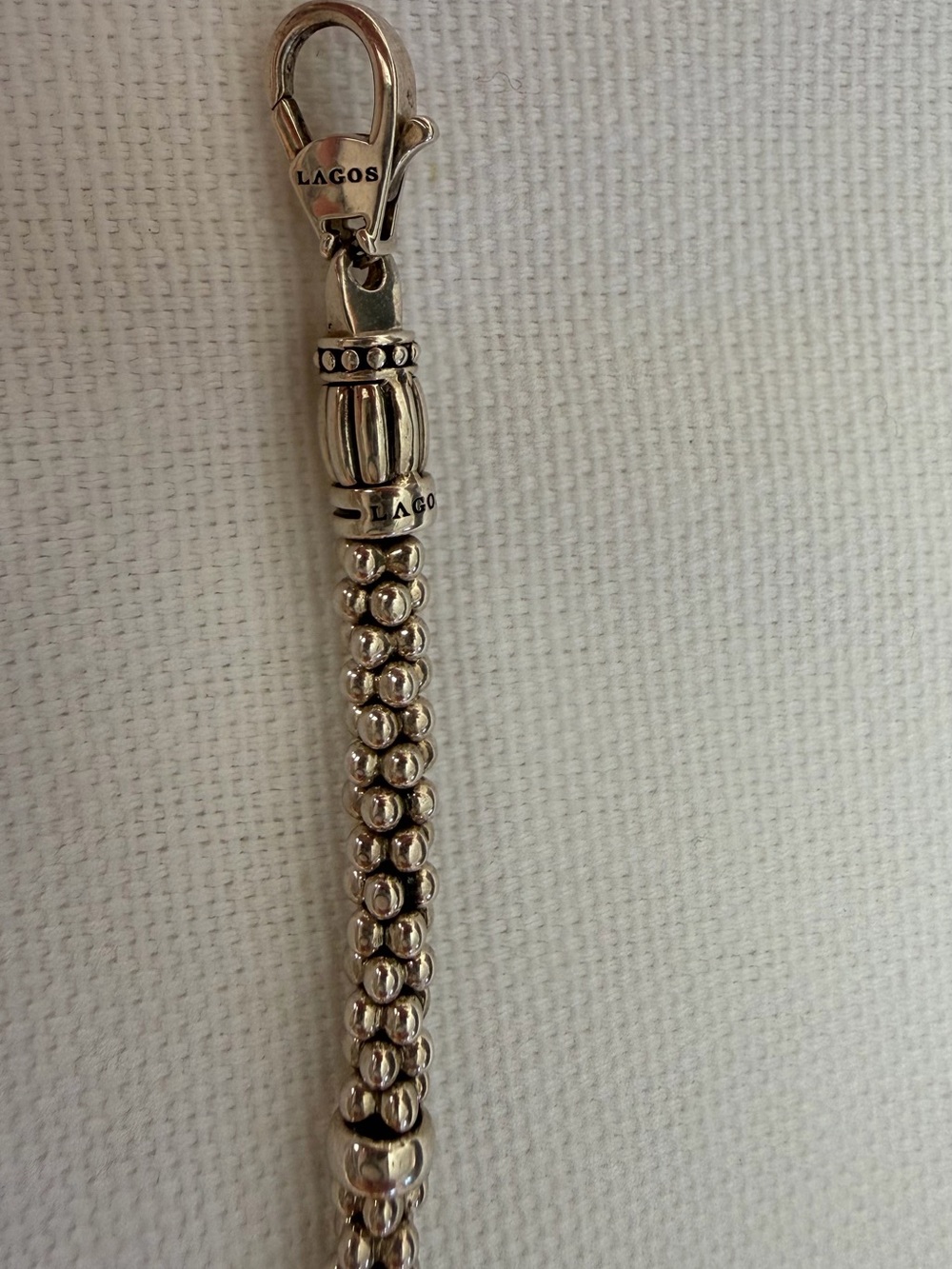 LAGOS Sterling Silver Caviar Bracelet 5mm - Picture 5 of 9